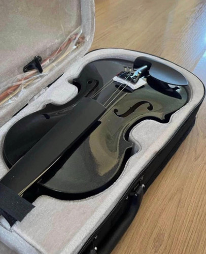Black acoustic violin - 4/4,