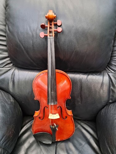 European wooden violin outfit - wooden,