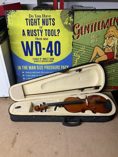 Violin and light weight case - and,