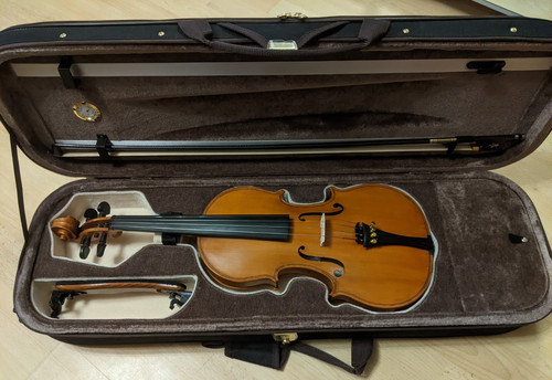 Violin with bow case - 4/4,