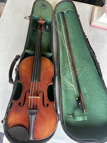Antique violin with - antique, bow
