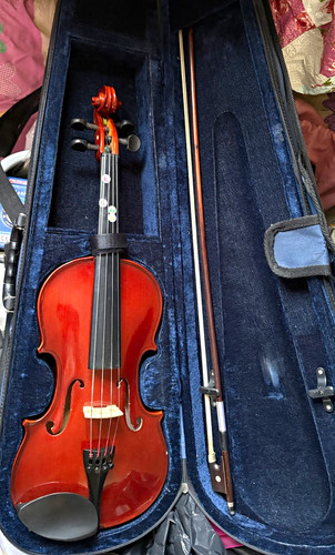 Acoustic violin brown - acoustic, 4/4
