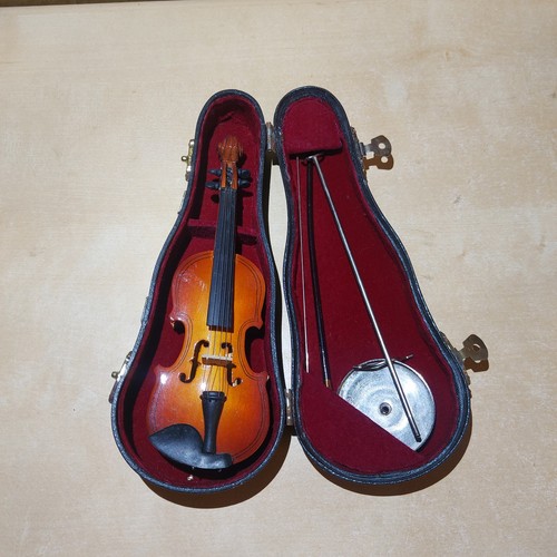 Vintage miniature violin with - violin,